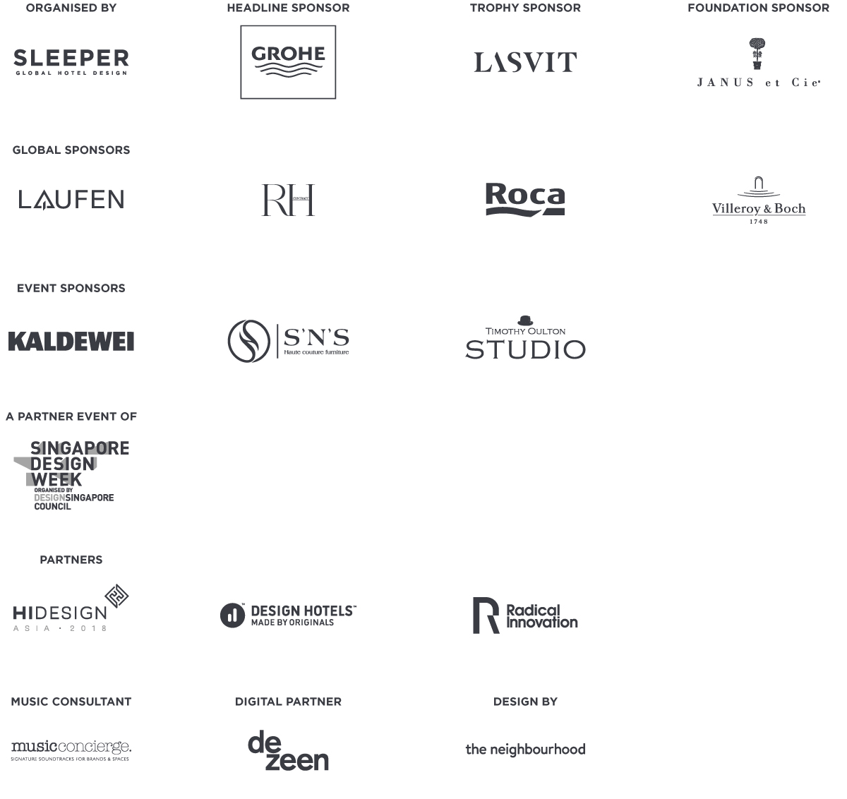 sponsors