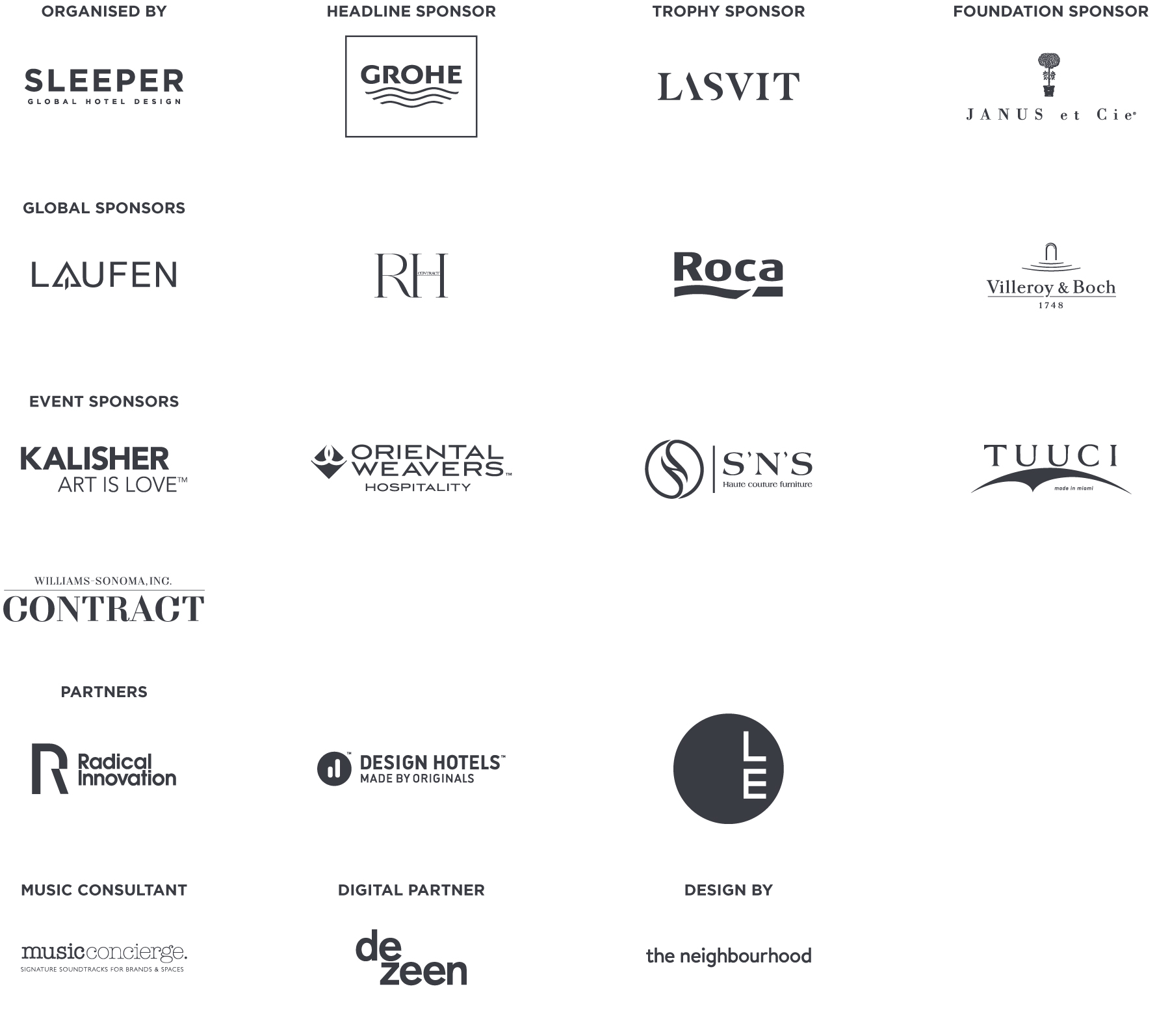 sponsors